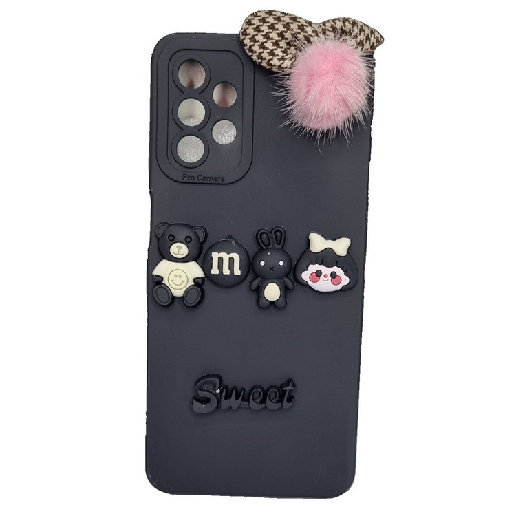 کاور طرح عروسکی برجسته مدل sweet مناسب برای گوشی موبایل سامسونگ Galaxy A32 4G