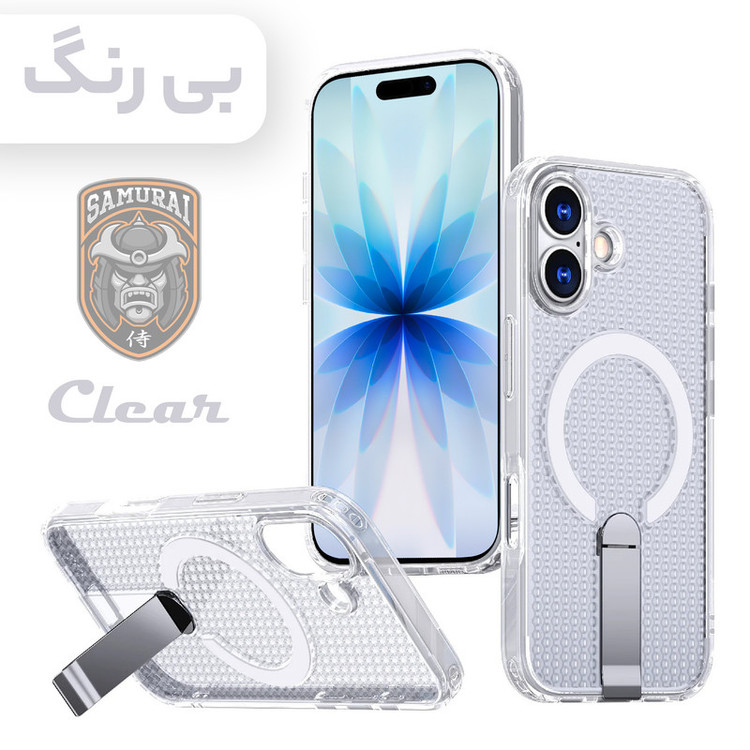 کاور سامورایی مدل Cool Stand مناسب برای گوشی موبایل اپل iPhone 17
