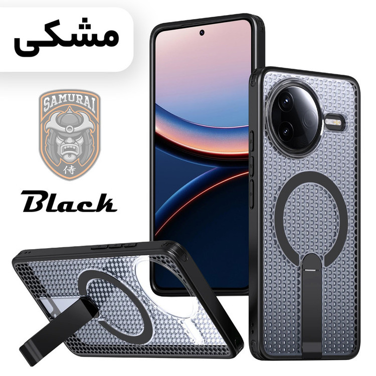 کاور سامورایی مدل Cool Stand مناسب برای گوشی موبایل شیائومی Poco F7 Pro / شیائومی Poco F7 Ultra
