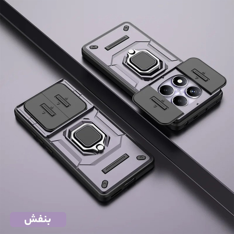 کاور سامورایی مدل Shockproof مناسب برای گوشی موبایل شیائومی Redmi Note 15 4G / Redmi Note 15 5G / Poco M8 5G