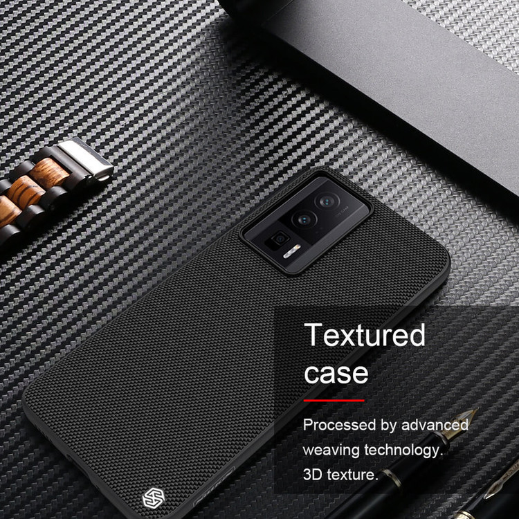 کاور نیلکین مدل Textured nylon fiber مناسب برای گوشی موبایل شیائومی Poco F5 Pro