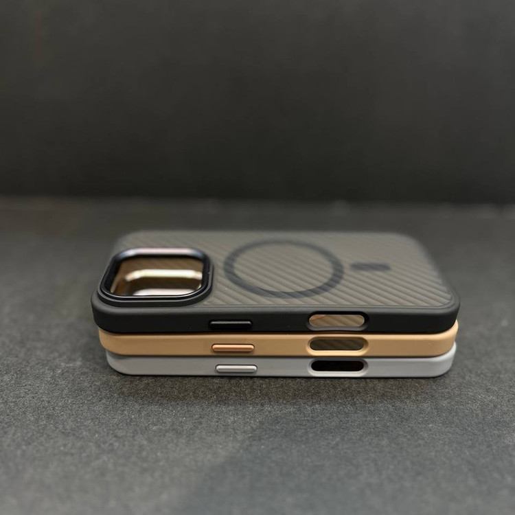 کاور مدل مگ سیف دار شیار دار مناسب برای گوشی موبایل اپل IPHONE 16 PRO