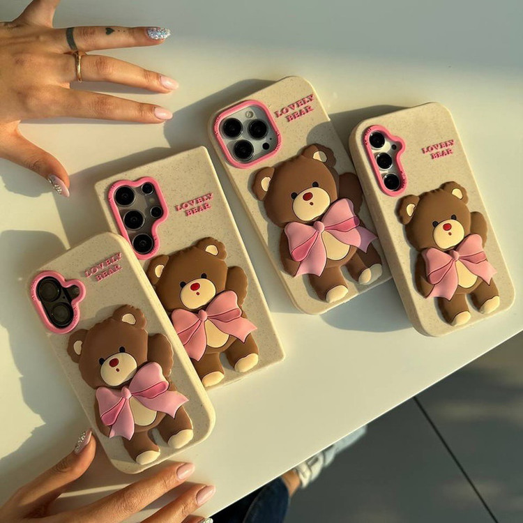 کاور طرح Lovely Bear مناسب برای گوشی موبایل سامسونگ Galaxy A56
