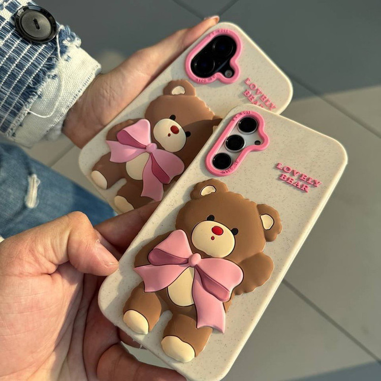 کاور طرح Lovely Bear مناسب برای گوشی موبایل سامسونگ Galaxy A56