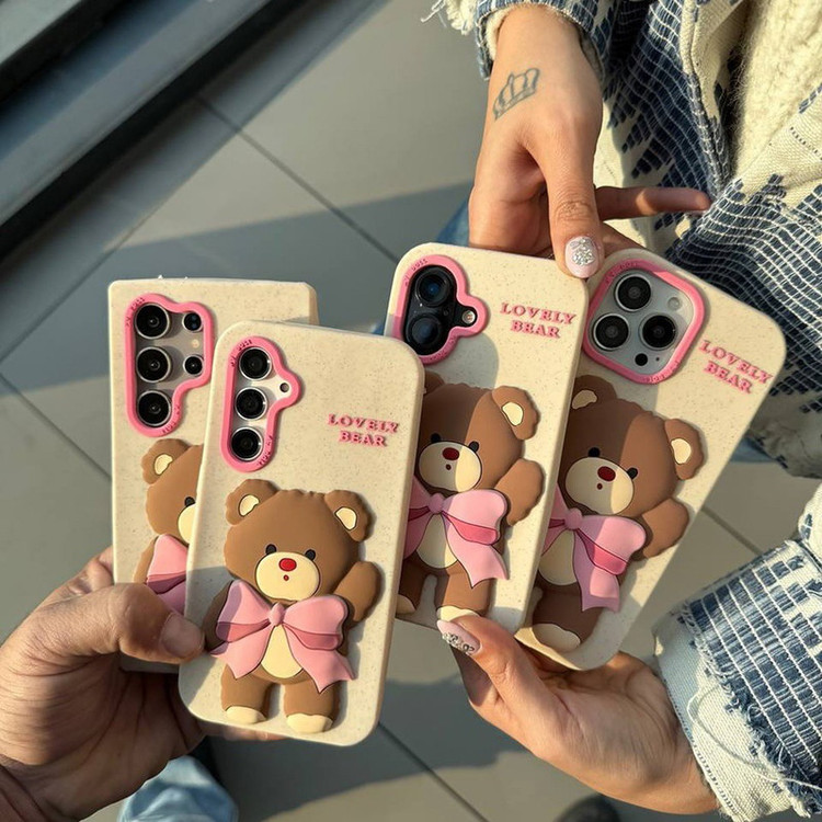 کاور طرح Lovely Bear مناسب برای گوشی موبایل سامسونگ Galaxy A56