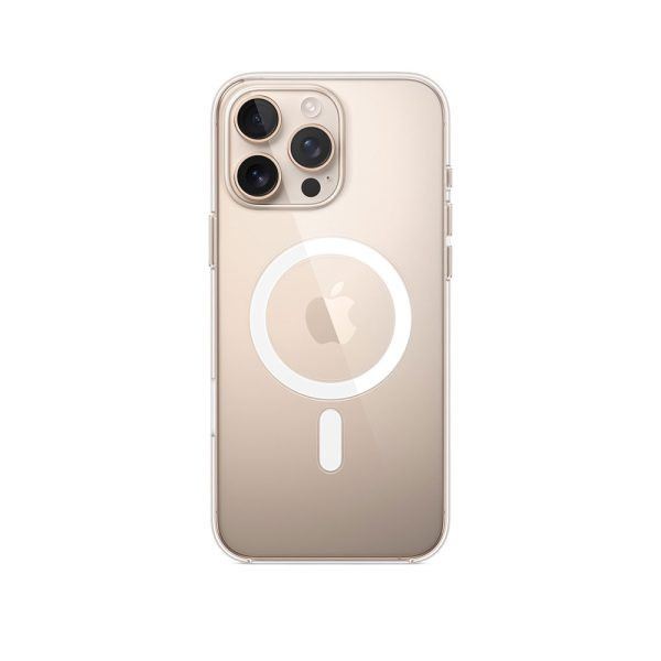 کاور اسپیگن مدل ultra hybrid clear magsafe مناسب برای گوشی موبایل اپل iphone 15promax