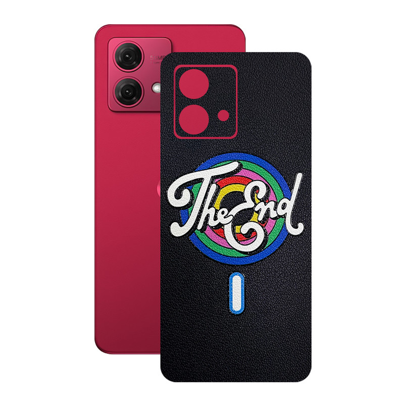 برچسب پوششی ریمکس مدل Leth طرح THE END مناسب برای گوشی موبایل موتورولا Moto G84