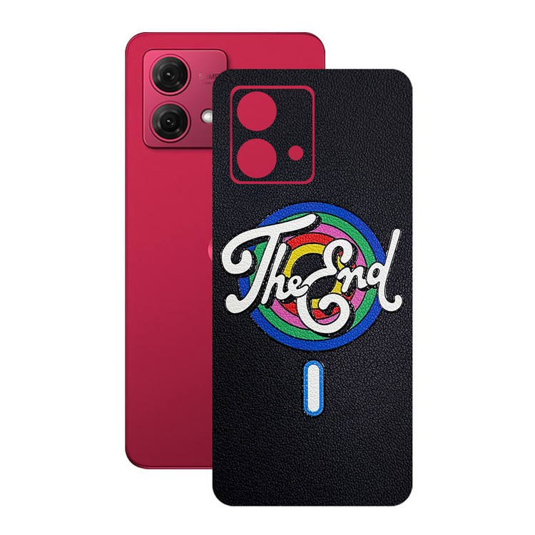 برچسب پوششی ریمکس مدل Leth طرح THE END مناسب برای گوشی موبایل موتورولا Moto G84