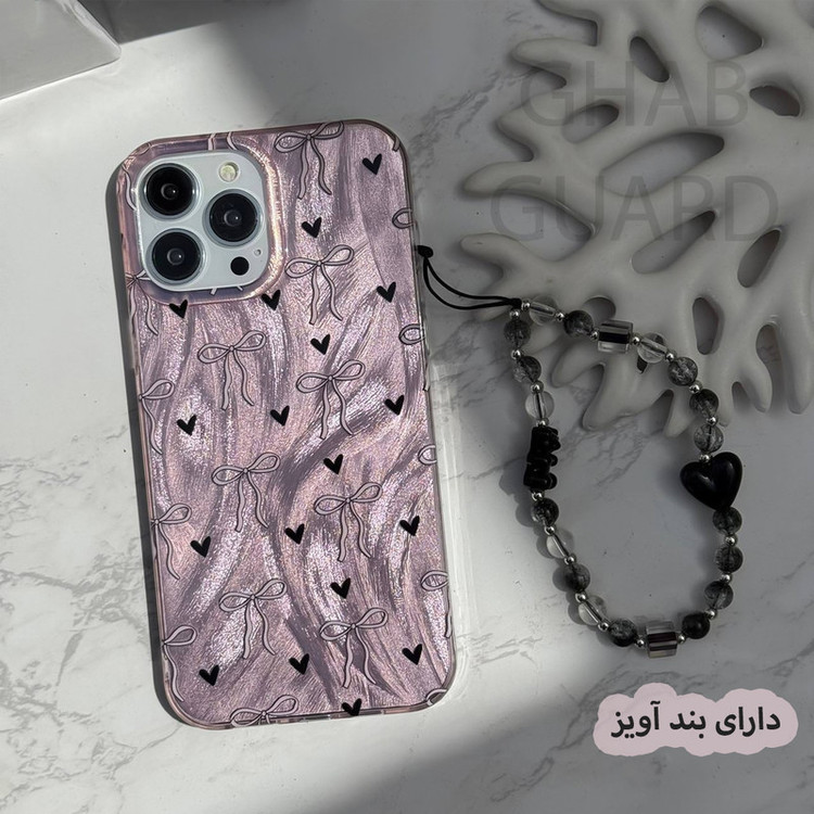 کاور قاب گارد مدل PALB مناسب برای گوشی موبایل اپل iPhone 15 Pro Max به همراه بند آویز