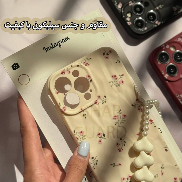 کاور قاب گارد مدل GLKI مناسب برای گوشی موبایل اپل iPhone 16 Pro به همراه بند آویز