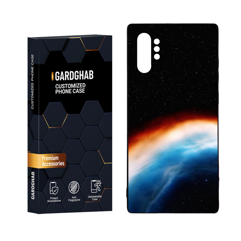 کاور گارد قاب مدل دورژله ای پشت گلس مناسب برای گوشی موبایل سامسونگ Galaxy Note 10 Plus
