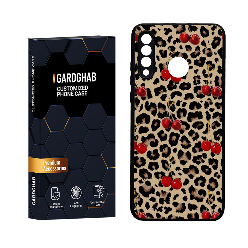کاور گارد قاب مدل دور ژله ای پشت گلس فانتزی  مناسب برای گوشی موبایل  هوآوی P30 Lite