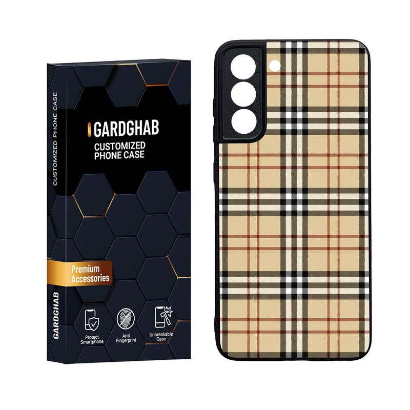 کاور گارد قاب مدل دور ژله ای پشت گلس ساده مناسب برای گوشی موبایل سامسونگ Galaxy S21 FE