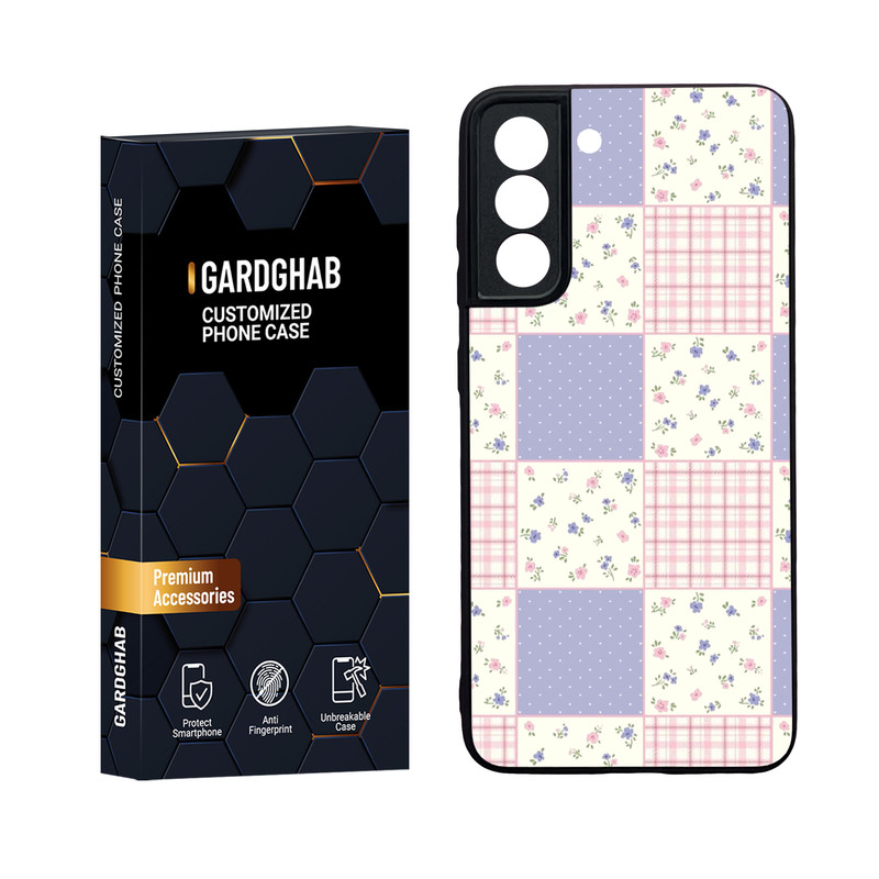 کاور گارد قاب مدل دور ژله ای پشت گلس دخترانه مناسب برای گوشی موبایل سامسونگ Galaxy S21 FE