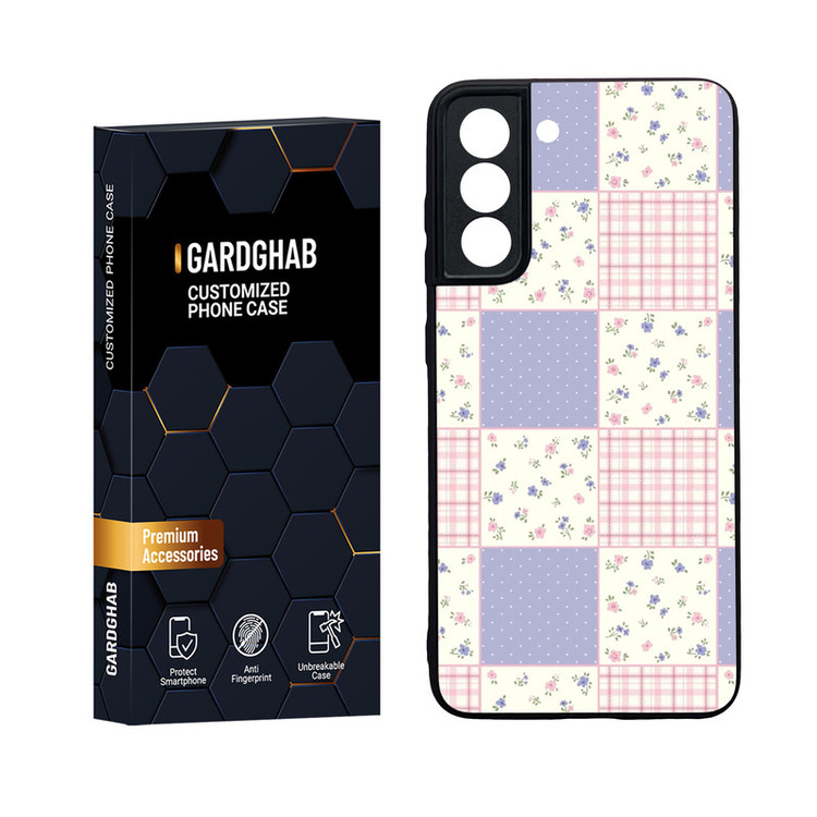 کاور گارد قاب مدل دور ژله ای پشت گلس دخترانه مناسب برای گوشی موبایل سامسونگ Galaxy S21 FE