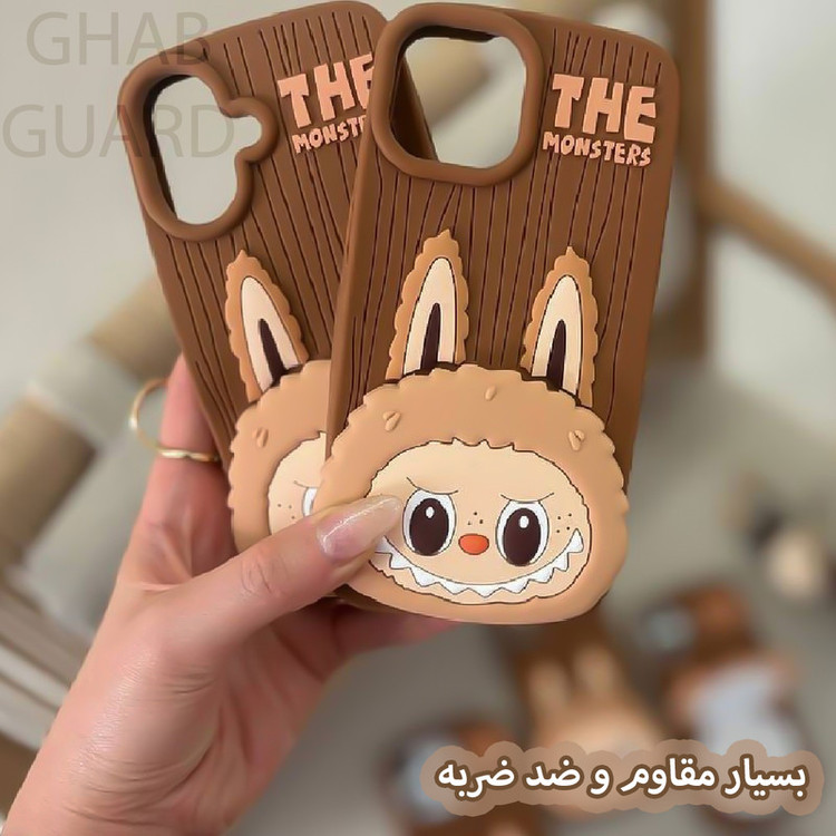 کاور قاب گارد طرح لبوبوی آینه دار مدل LBMIR مناسب برای گوشی موبایل اپل iPhone 13