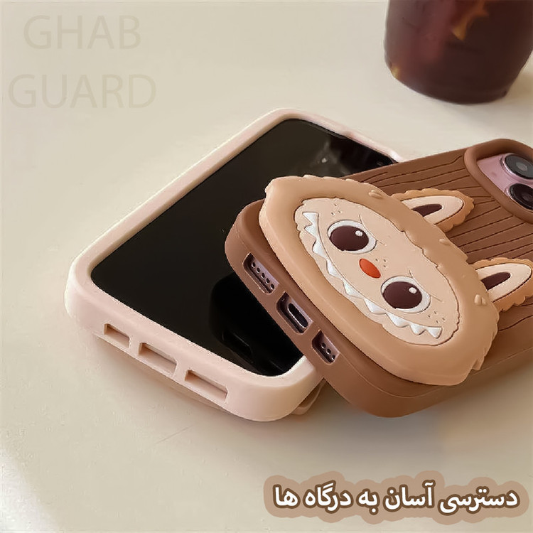 کاور قاب گارد طرح لبوبوی آینه دار مدل LBMIR مناسب برای گوشی موبایل اپل iPhone 13