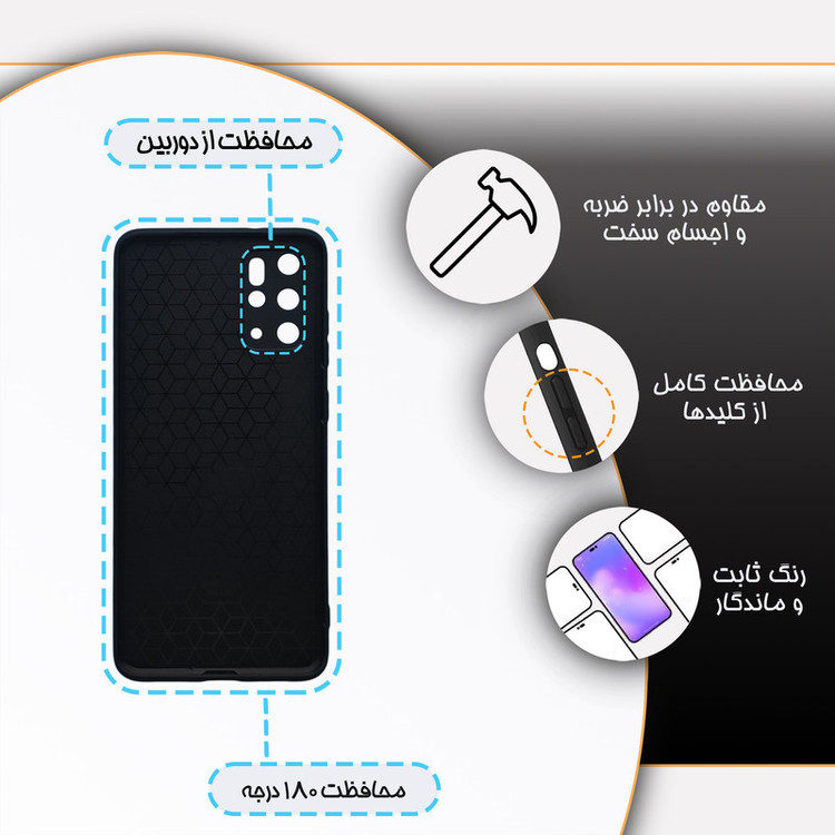 کاور گارد قاب مدل هنری مناسب برای گوشی موبایل Galaxy S20 Plus