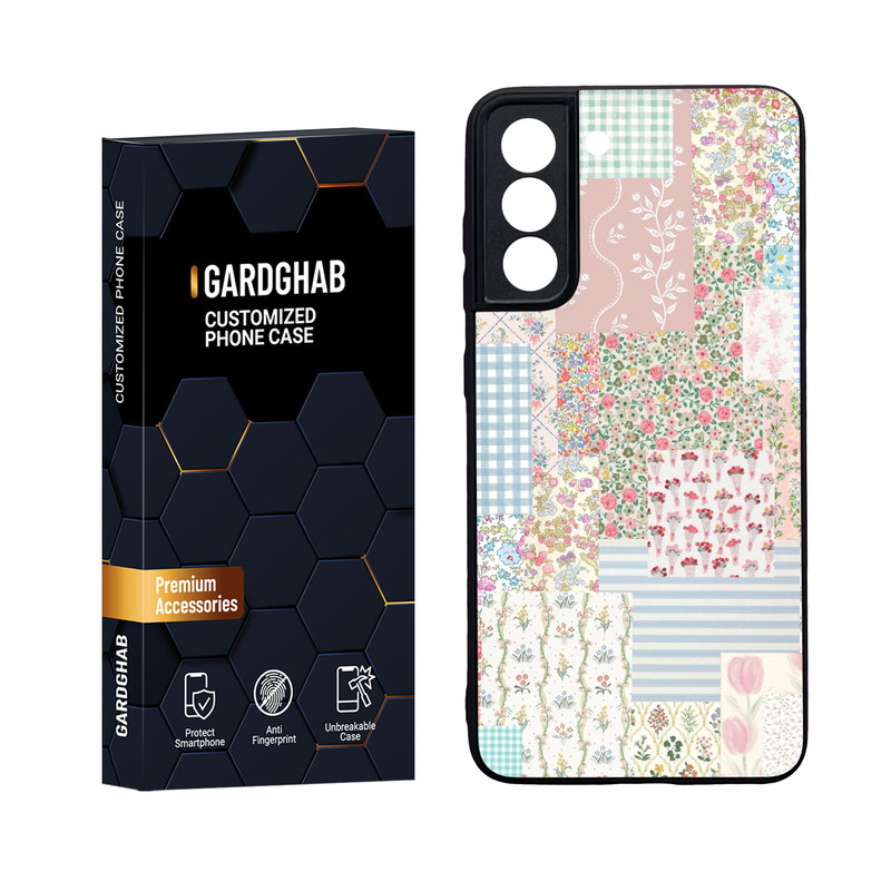 کاور گارد قاب مدل دور ژله ای پشت گلس دخترانه مناسب برای گوشی موبایل سامسونگ Galaxy S21 FE