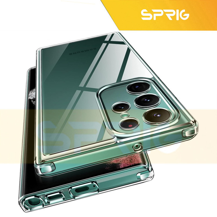 کاور اسپریگ مدل CLFL-Ring مناسب برای گوشی موبایل سامسونگ Galaxy S25 ultra 5G به همراه محافظ صفحه نمایش و محافظ لنز دوربین
