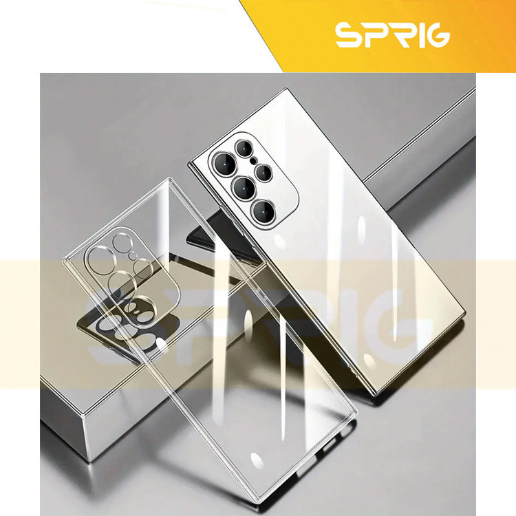 کاور اسپریگ مدل CLFL-Ring مناسب برای گوشی موبایل سامسونگ Galaxy S25 ultra 5G به همراه محافظ صفحه نمایش و محافظ لنز دوربین