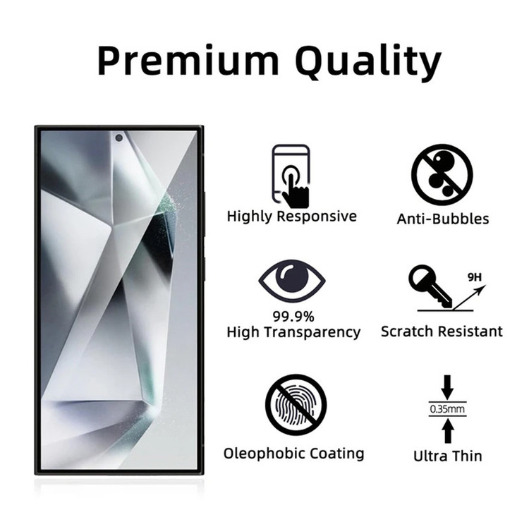 کاور هاپلایت مدل MagSafe Clear HL مناسب برای گوشی موبایل سامسونگ Galaxy S23 Ultra به همراه محافظ صفحه نمایش گوشی و محافظ لنز دوربین