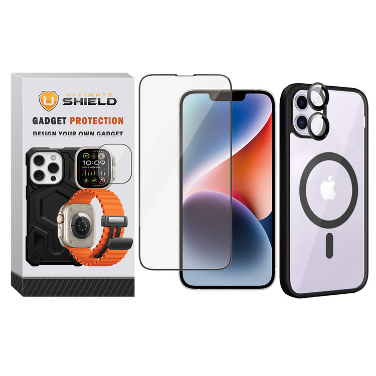 کاور آلتیمیت شیلد مدل Magsafe BRD RngFl مناسب برای گوشی موبایل اپل iPhone 11 به همراه محافظ لنز دوربین و محافظ صفحه نمایش