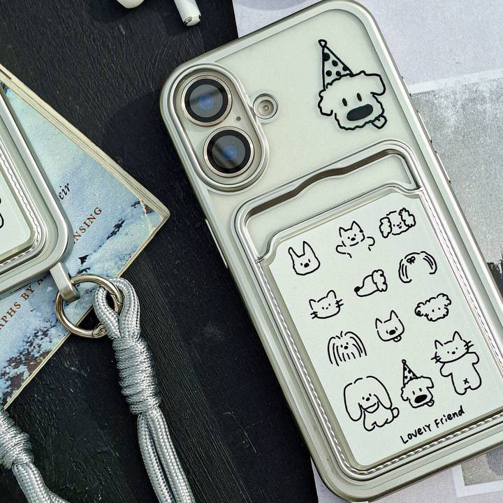 کاور قاب یاران مدل lovely مناسب برای گوشی موبایل اپل iPhone 15 Pro به همراه بنداویز
