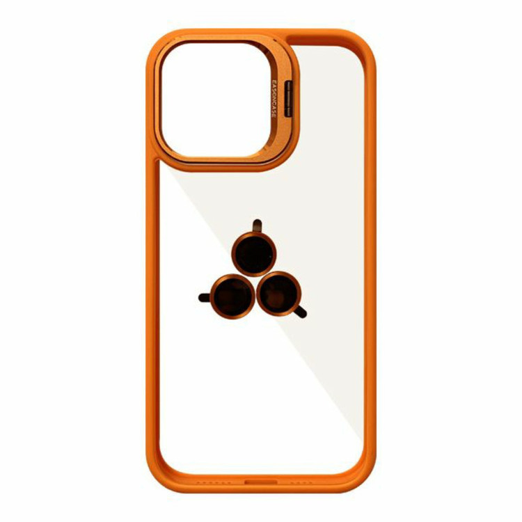 کاور مدل STAND مناسب برای گوشی موبایل اپل iphone 15 pro max به همراه محافظ لنز