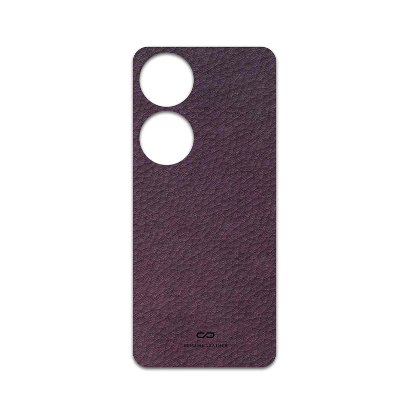 برچسب پوششی ماهوت مدل Purple-Leather مناسب برای گوشی موبایل آنر X7b