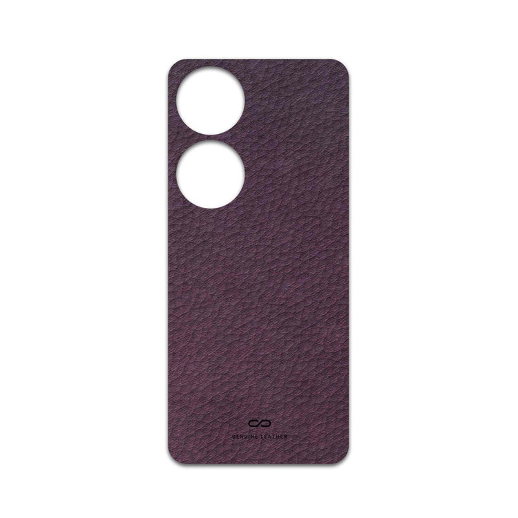 برچسب پوششی ماهوت مدل Purple-Leather مناسب برای گوشی موبایل آنر X7b