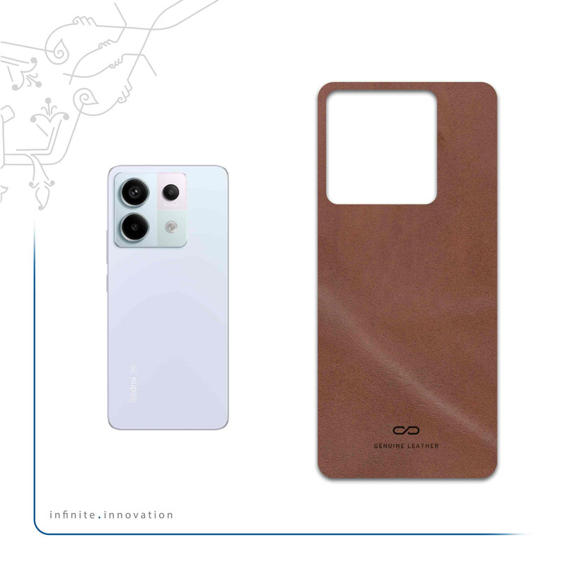 برچسب پوششی ماهوت مدل Matte-Natural-Leather مناسب برای گوشی موبایل شیائومی Redmi Note 13 Pro 5G