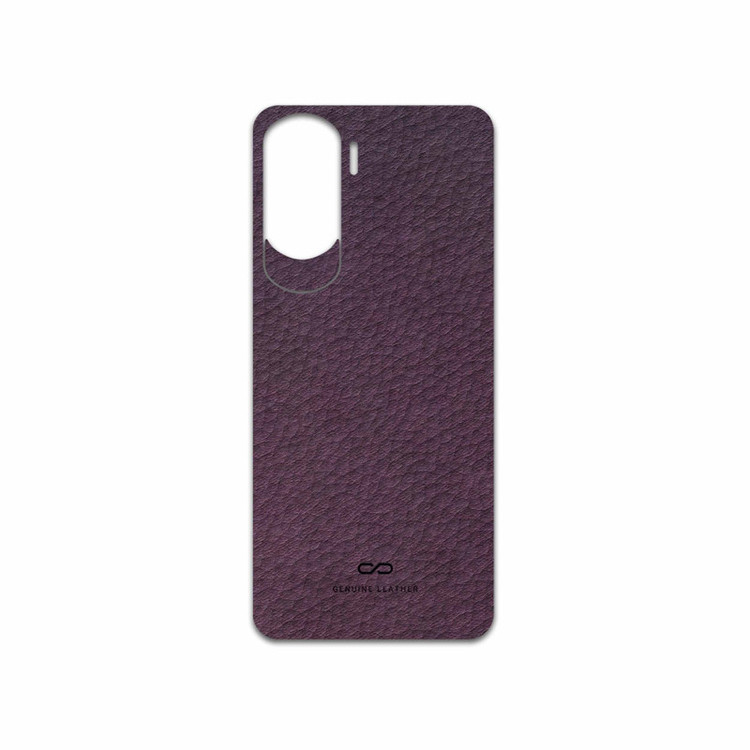 برچسب پوششی ماهوت مدل Purple-Leather مناسب برای گوشی موبایل آنر 90 Lite