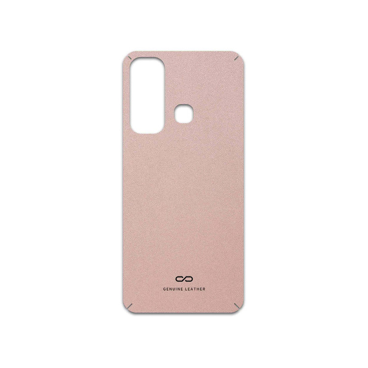 برچسب پوششی ماهوت مدل Rose-Gold-Leather مناسب برای گوشی موبایل اینفینیکس Hot 11