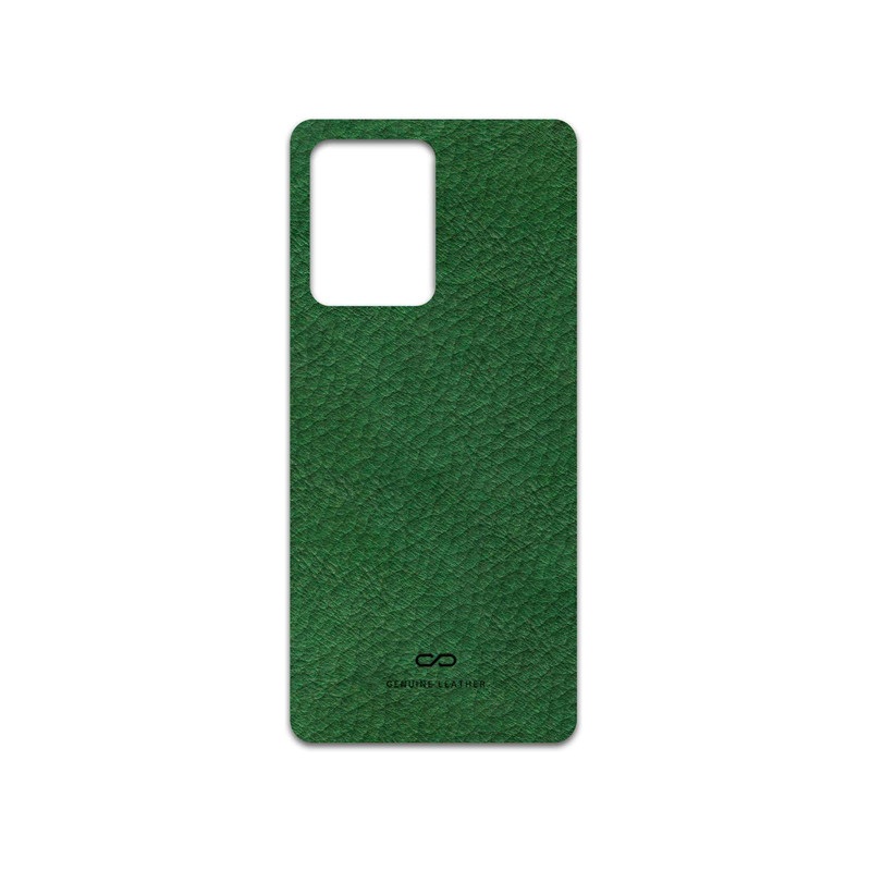 برچسب پوششی ماهوت مدل Green-Leather مناسب برای گوشی موبایل شیائومی Poco X5 Pro