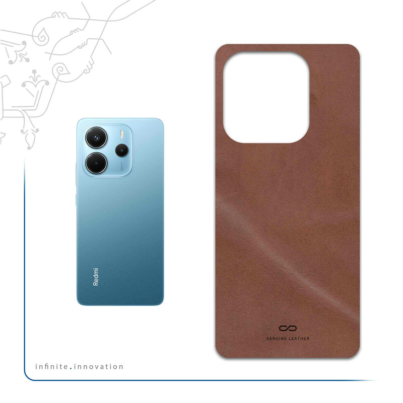 برچسب پوششی ماهوت مدل Matte-Natural-Leather مناسب برای گوشی موبایل شیائومی Redmi Note 14 4G