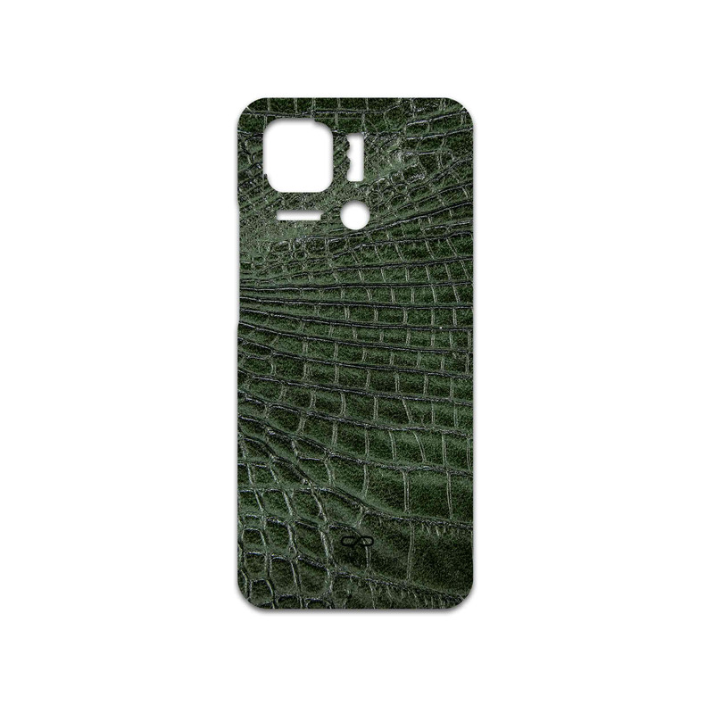 برچسب پوششی ماهوت مدل Green-Crocodile-Leather مناسب برای گوشی موبایل شیائومی Redmi 10 Power