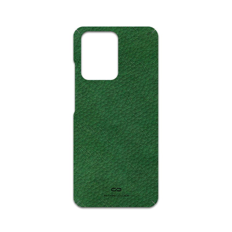 برچسب پوششی ماهوت مدل Green-Leather مناسب برای گوشی موبایل آنر X7a
