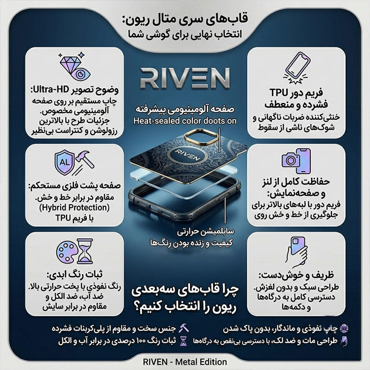 کاور ریون طرح فانتزی مدل RI3-11 مناسب برای گوشی موبایل اپل IPHONE 15 PRO