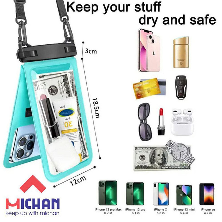 کیف ضد آب میچان مدل Special مناسب برای گوشی موبایل تا سایز 7.5 اینچ