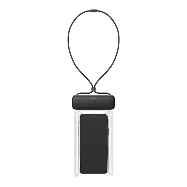 کیف ضد آب باسئوس مدل WATERPROOF BAG مناسب برای گوشی موبایل سایز 7.2 اینچ به همراه بند
