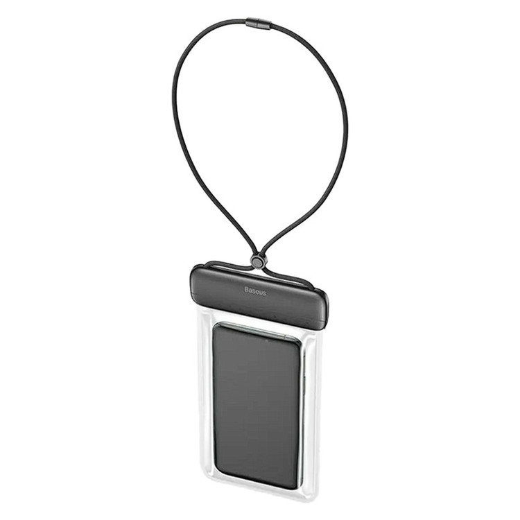 کیف ضد آب باسئوس مدل WATERPROOF BAG مناسب برای گوشی موبایل سایز 7.2 اینچ به همراه بند