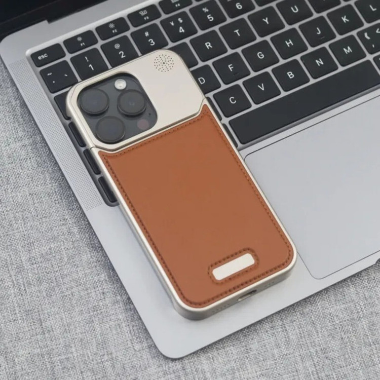 کاور اپیکوی مدل Lux Leather Metal مناسب برای گوشی موبایل اپل iPhone 13 Pro Max