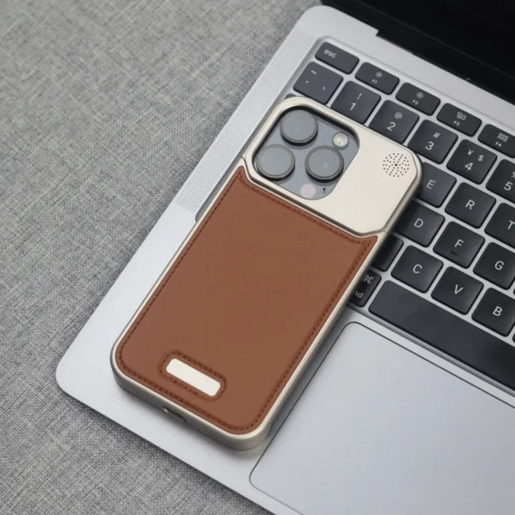 کاور اپیکوی مدل Lux Leather Metal مناسب برای گوشی موبایل اپل iPhone 13 Pro Max