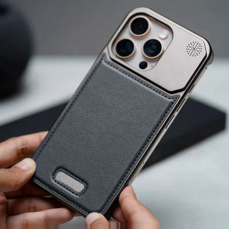 کاور اپیکوی مدل Lux Leather Metal مناسب برای گوشی موبایل اپل iPhone 13 Pro Max