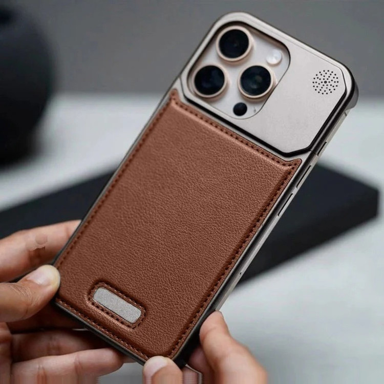 کاور اپیکوی مدل Lux Leather Metal مناسب برای گوشی موبایل اپل iPhone 13 Pro Max