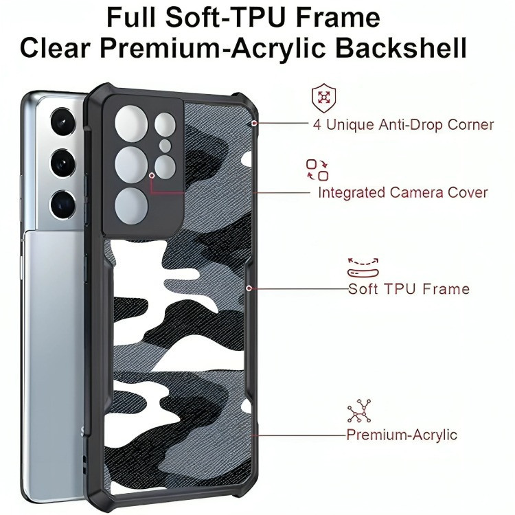 کاور ژاند مدل Xundd Camouflage مناسب برای گوشی موبایل سامسونگ Galaxy S21 Ultra