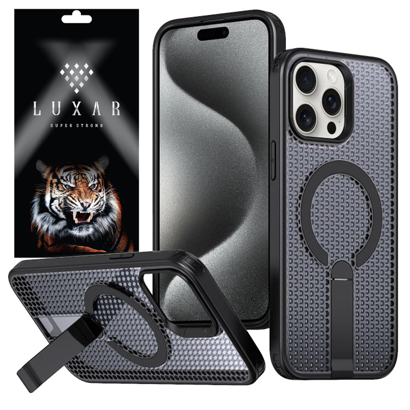 کاور لوکسار مدل 15promax _AirMag مناسب برای گوشی موبایل اپل iPhone 15 Pro Max