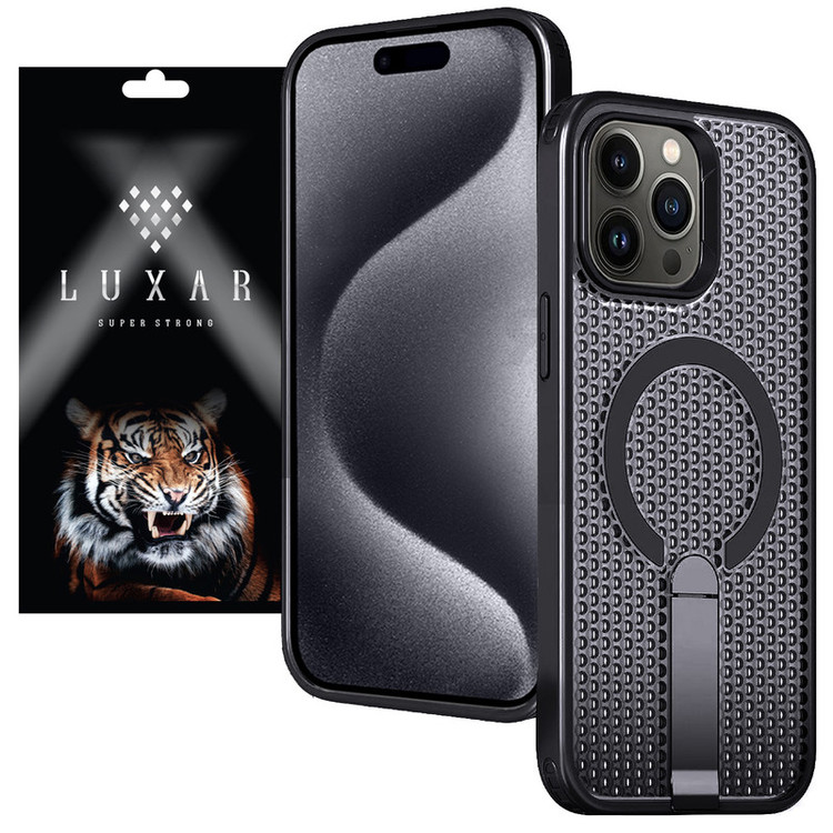 کاور لوکسار مدل 15promax _AirMag مناسب برای گوشی موبایل اپل iPhone 15 Pro Max