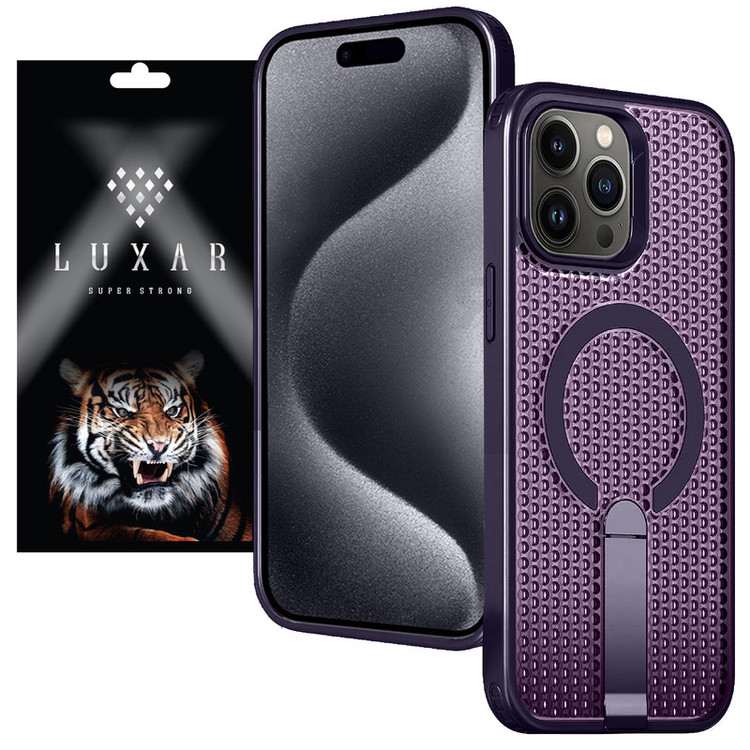 کاور لوکسار مدل 15promax _AirMag مناسب برای گوشی موبایل اپل iPhone 15 Pro Max